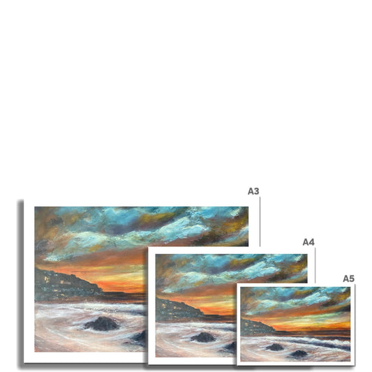 Sunset at Sennen Cove Giclee Print