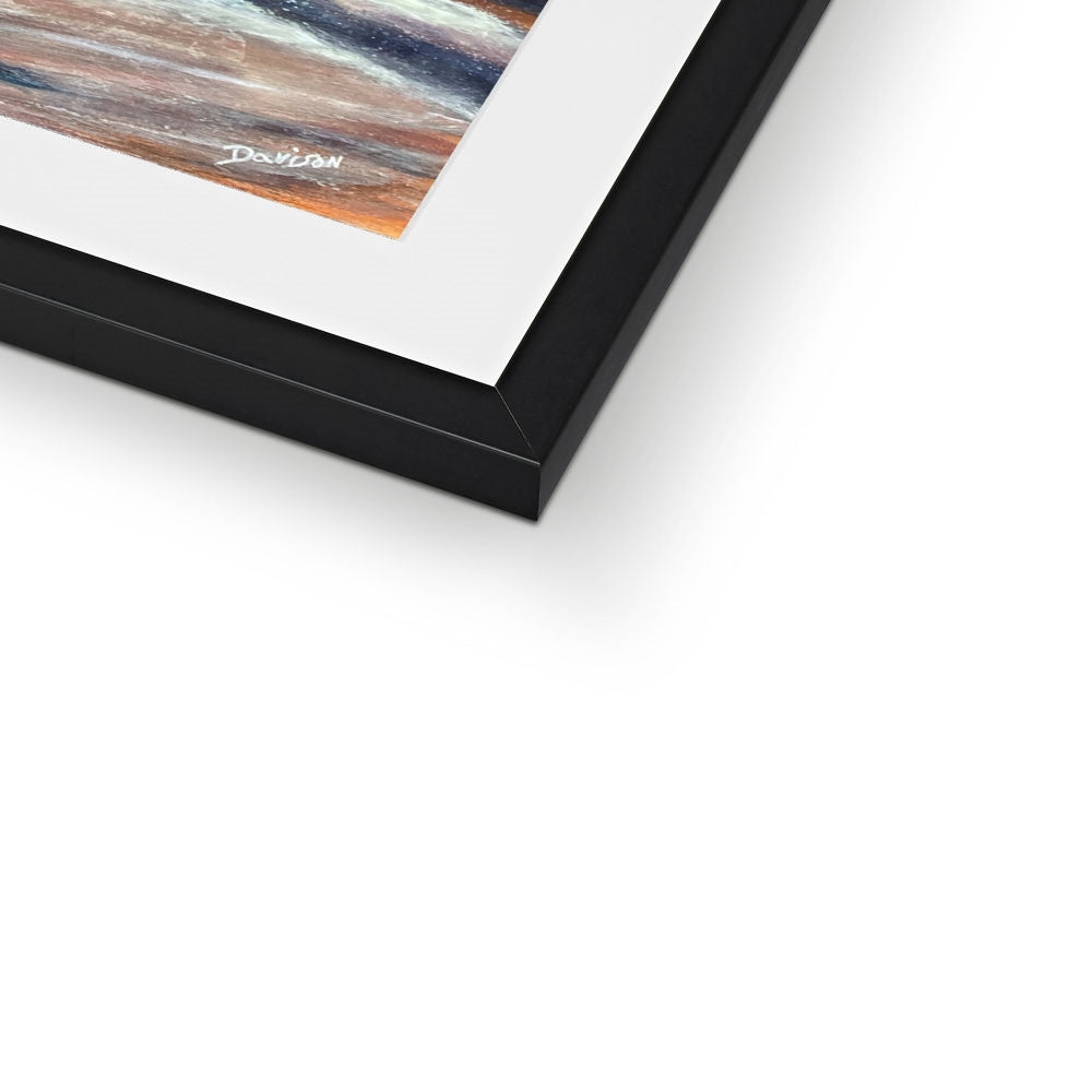 Sunset at Sennen Cove Framed & Mounted Print