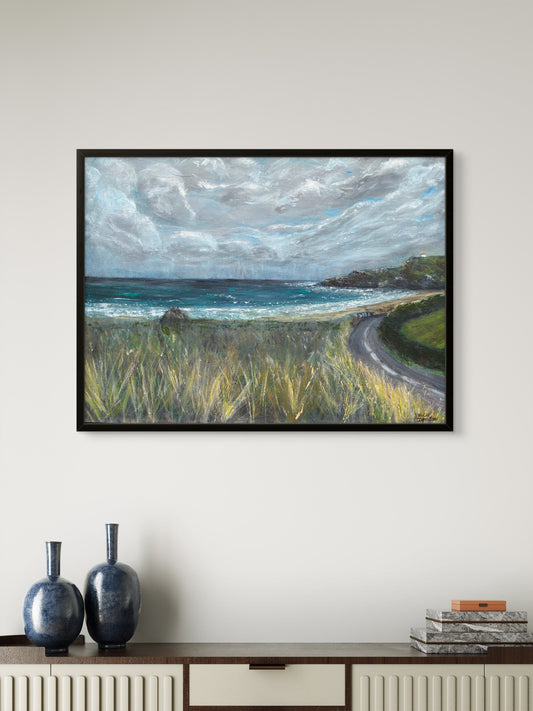 A Storm’s Coming - Original Widemouth Bay Cornwall Coastal Art