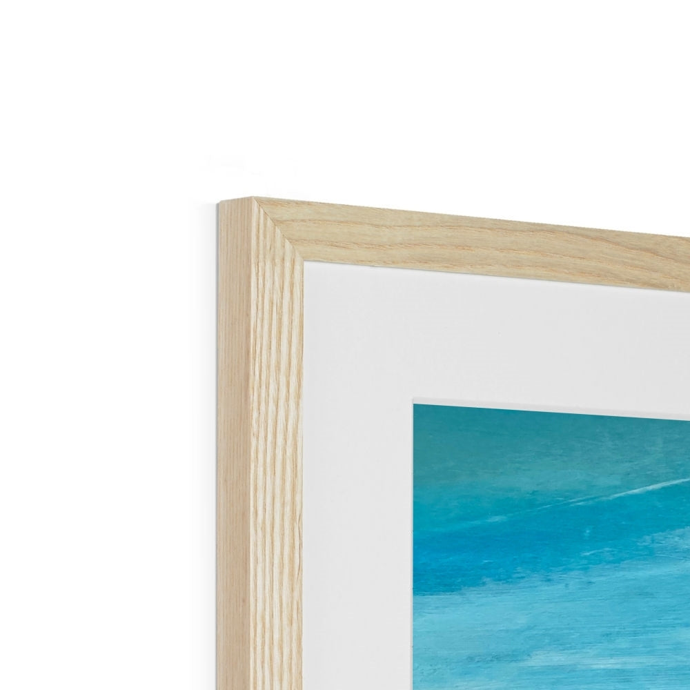 Walking the Dog, Constantine Bay Framed & Mounted Print