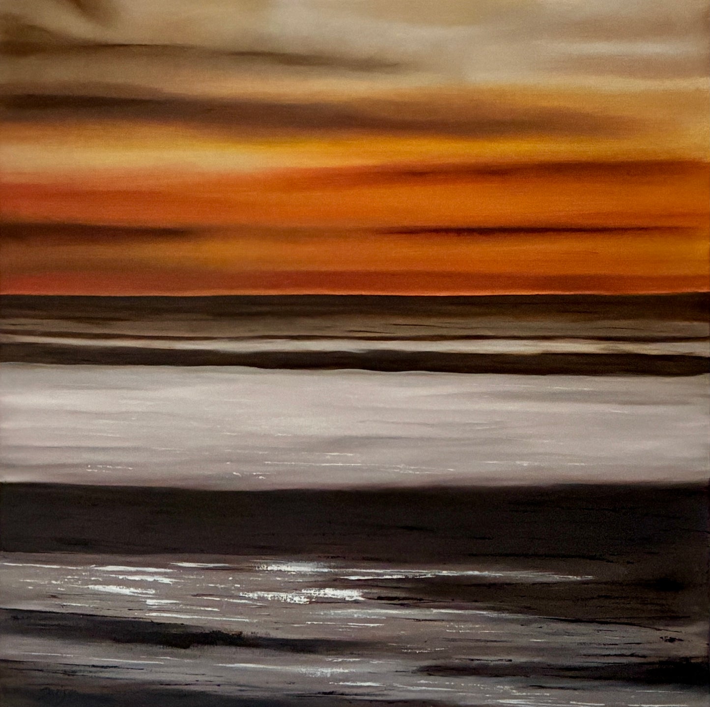 Serenity - Original Cornish Sunset Artwork