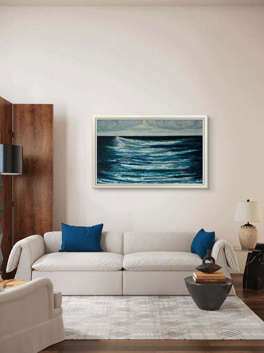 Heading West - Original Sailing Seascape Artwork