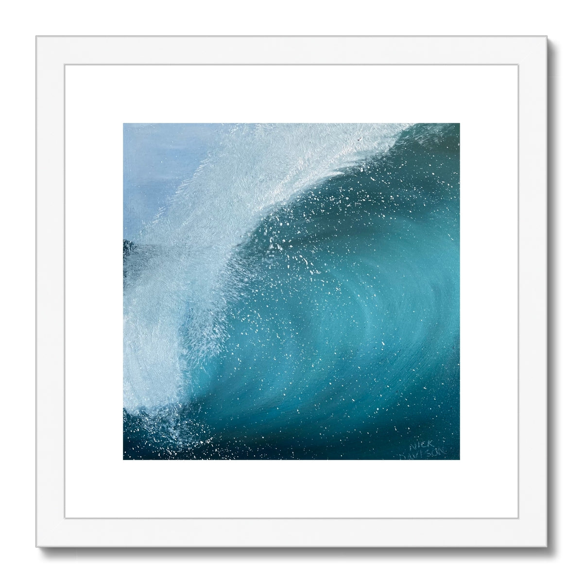 Breakers - Wave Surf Seascape Framed Print