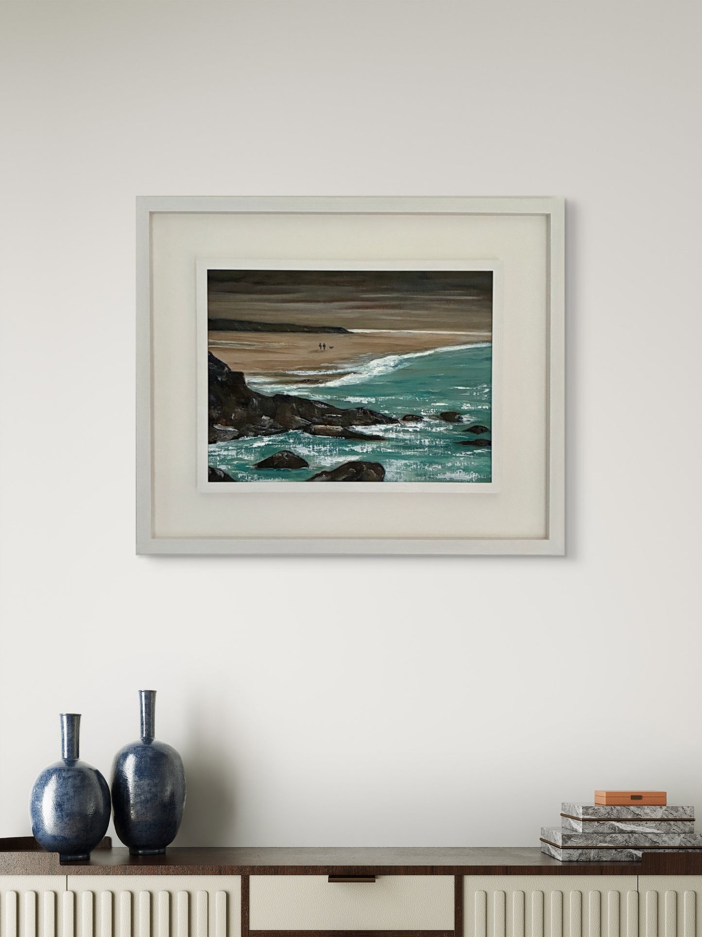 Whatever the Weather - Original Gwithian Beach Painting