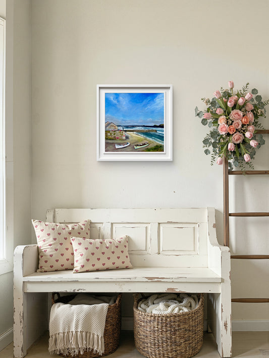 Sennen Cove Harbour - Original Cornish Oil Painting