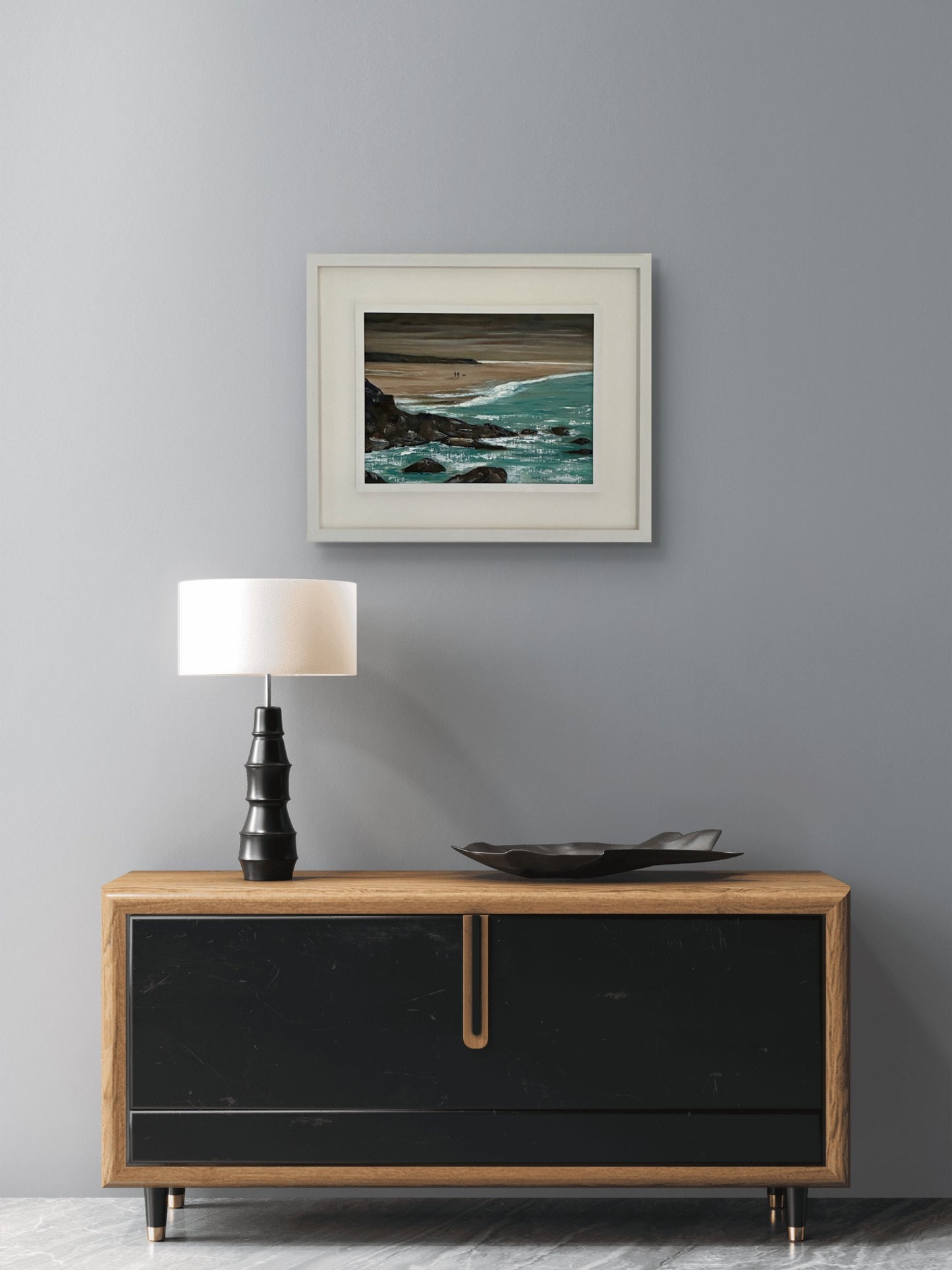 Whatever the Weather - Original Gwithian Beach Painting