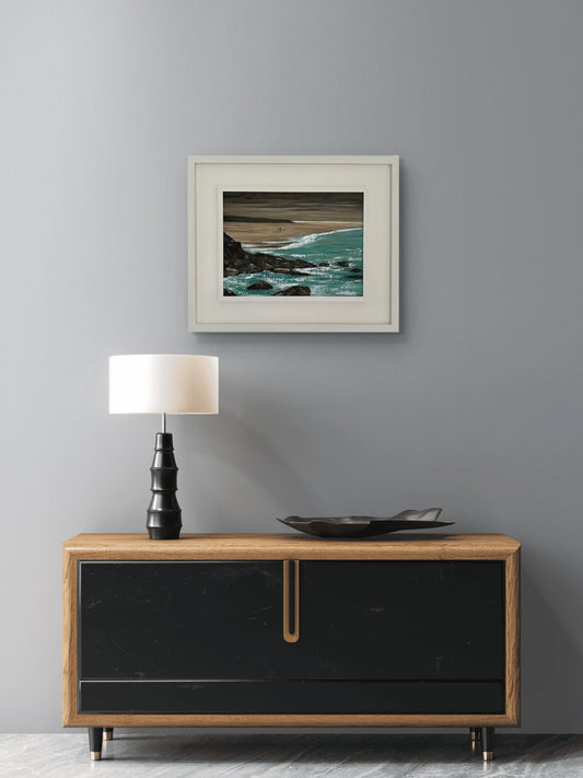 Whatever the Weather - Original Gwithian Beach Painting