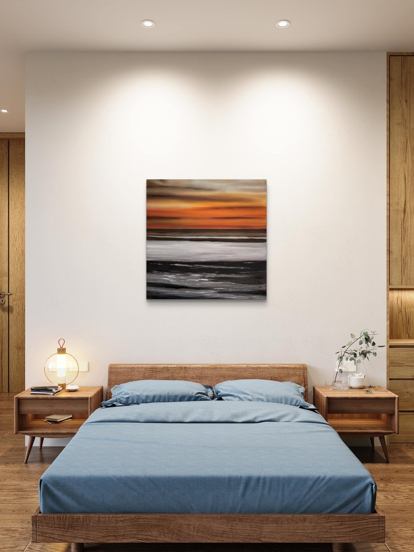 Serenity - Original Cornish Sunset Artwork