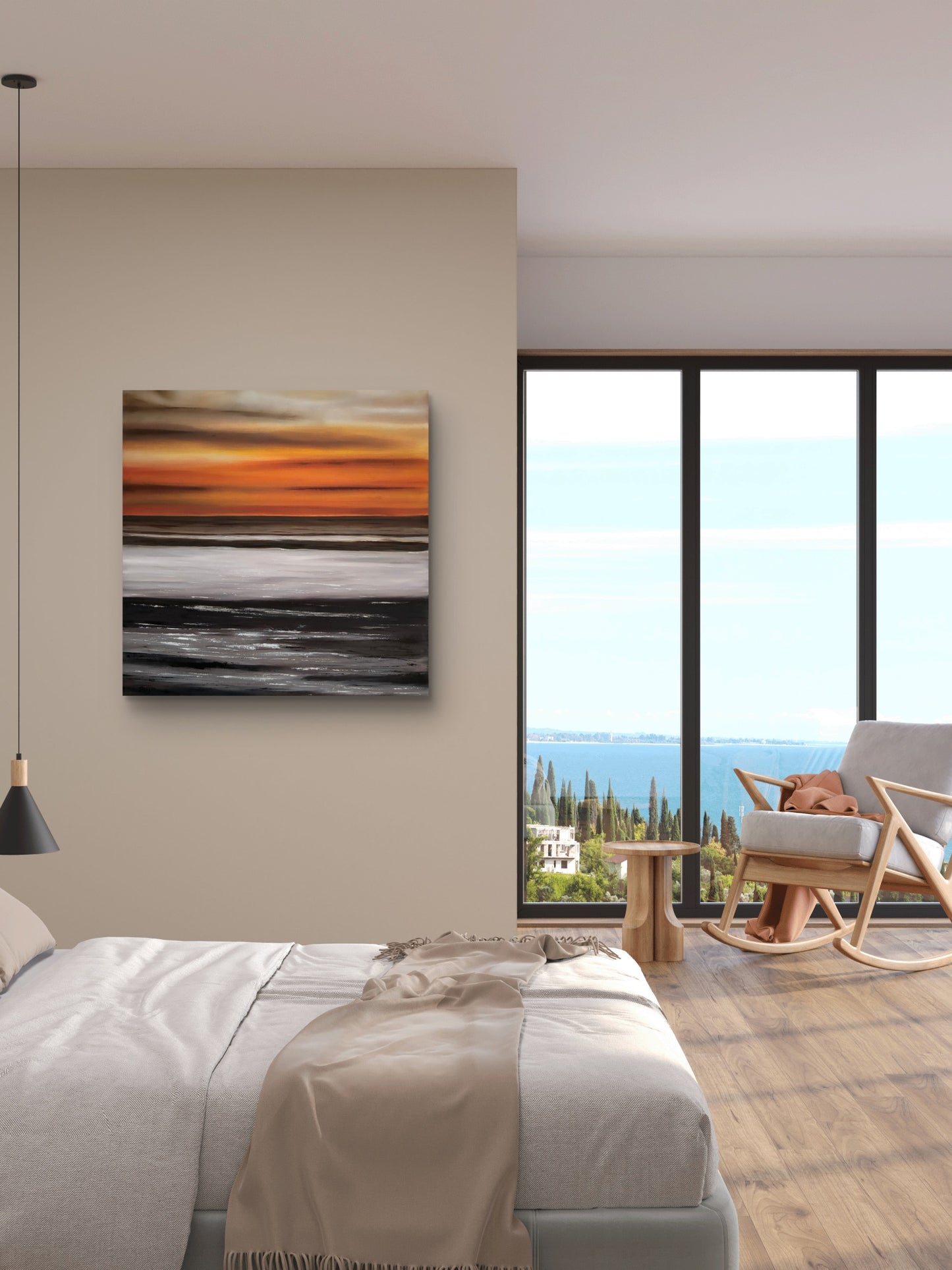 Serenity - Original Cornish Sunset Artwork
