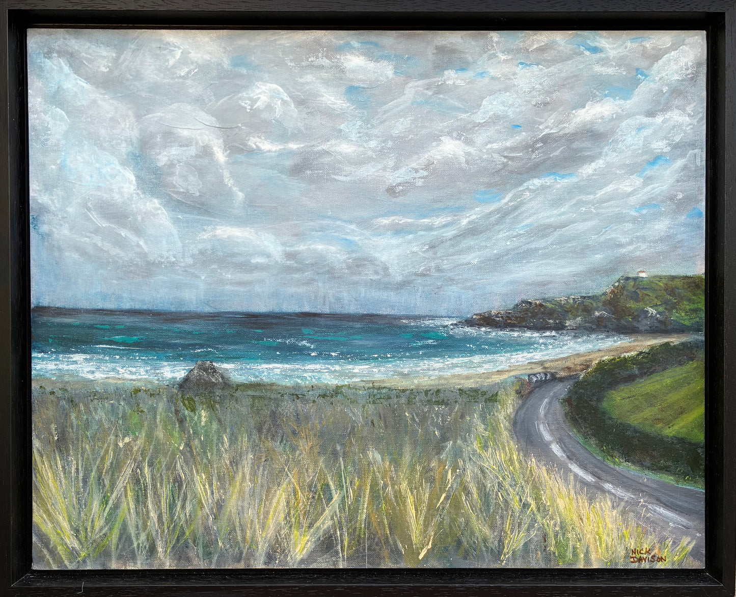 A Storm’s Coming - Original Widemouth Bay Cornwall Coastal Art