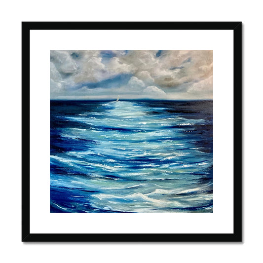 “Over the Horizon” - Framed & Mounted Print