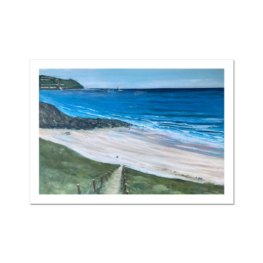 Gwynver Steps -Sennen Cove Giclee Print