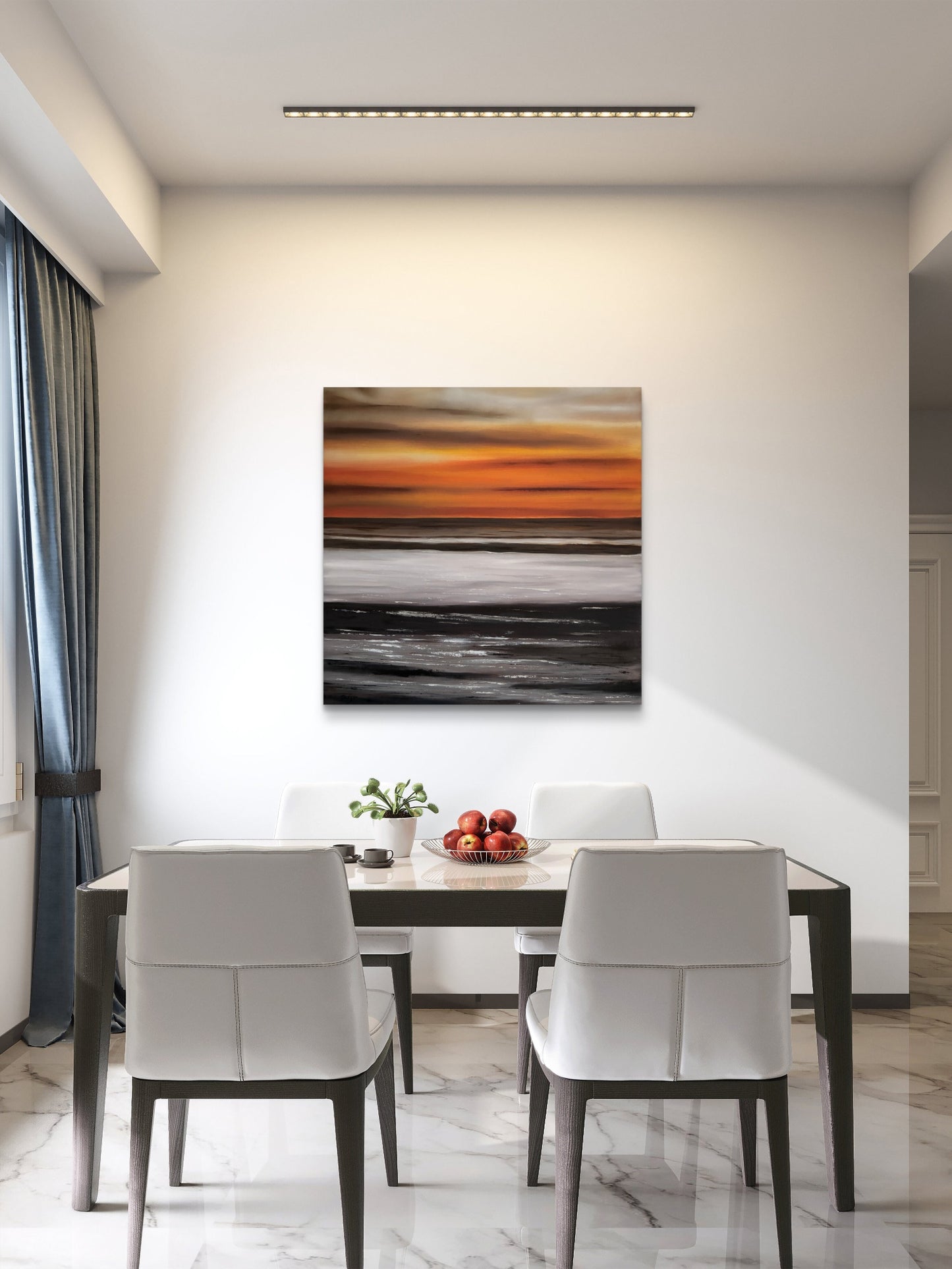 Serenity - Original Cornish Sunset Artwork