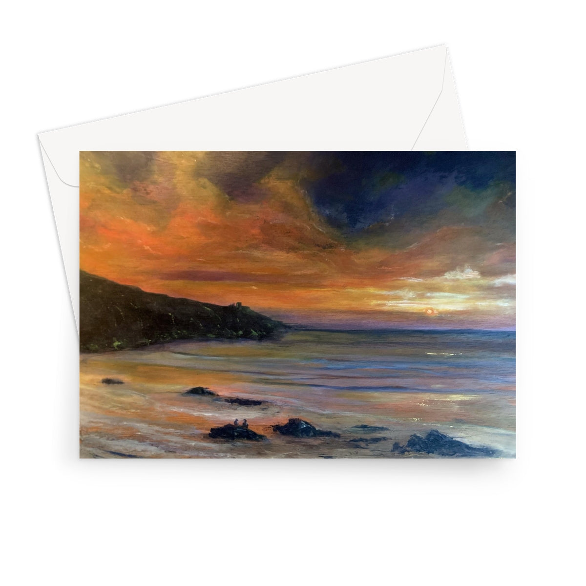 Watching the Sun Go Down Greeting Card