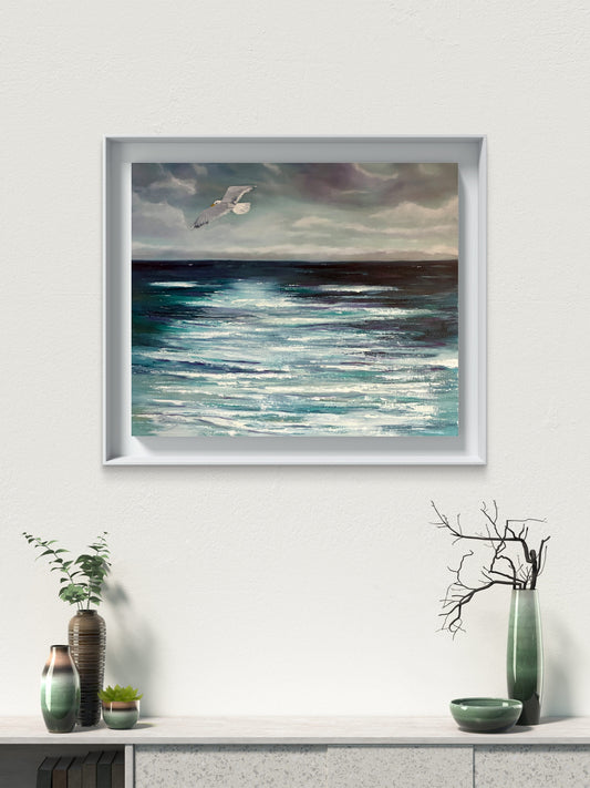 Searching - Original Seascape Oil Painting