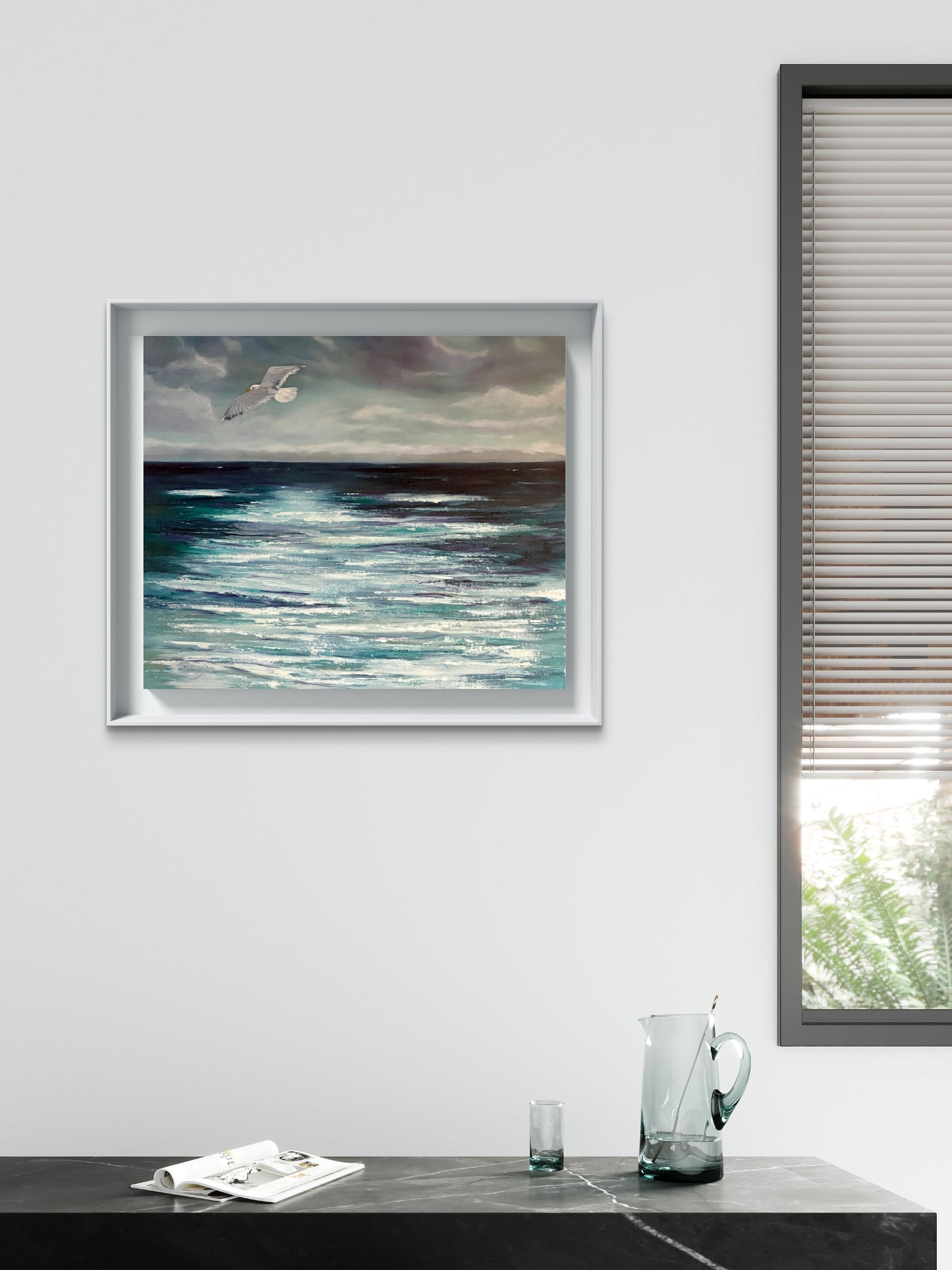 Searching - Original Seascape Oil Painting