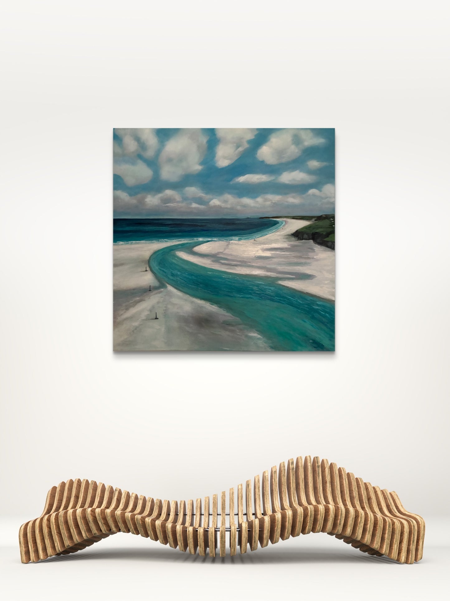 Three Mile Beach - Original Cornish Coastal Artwork