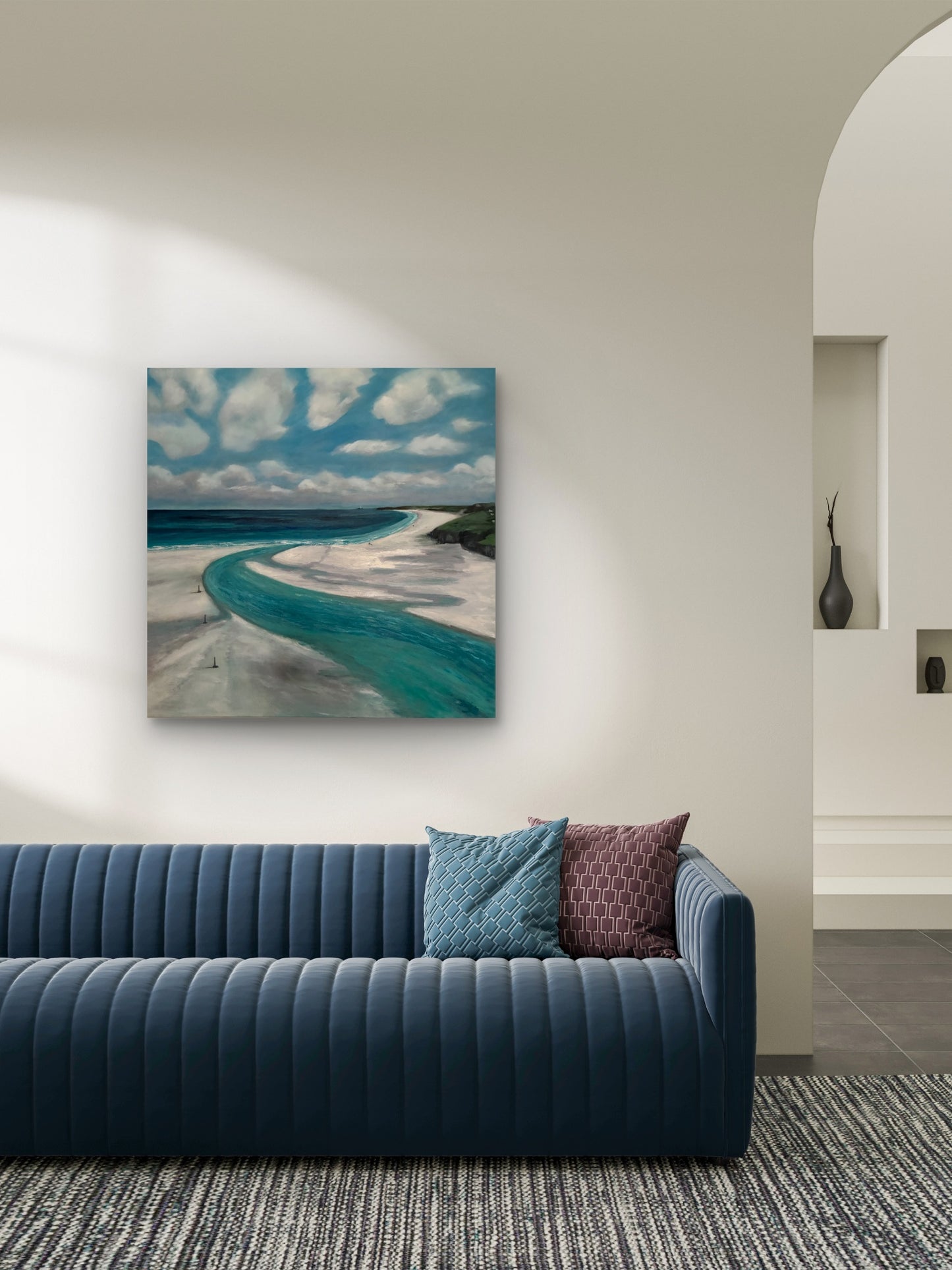 Three Mile Beach - Original Cornish Coastal Artwork