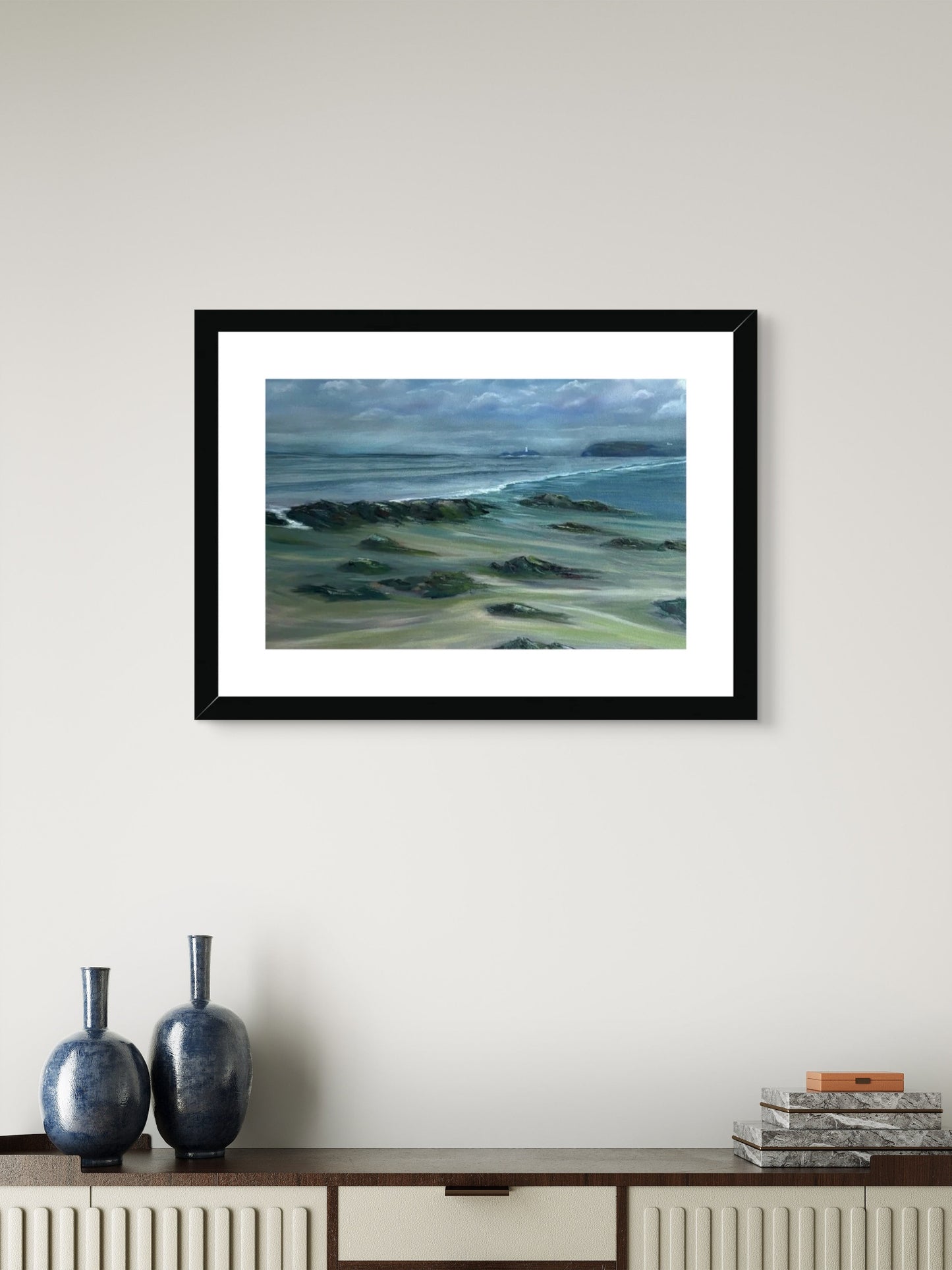 Godrevy Emerges - Cornish Lighthouse Framed Print