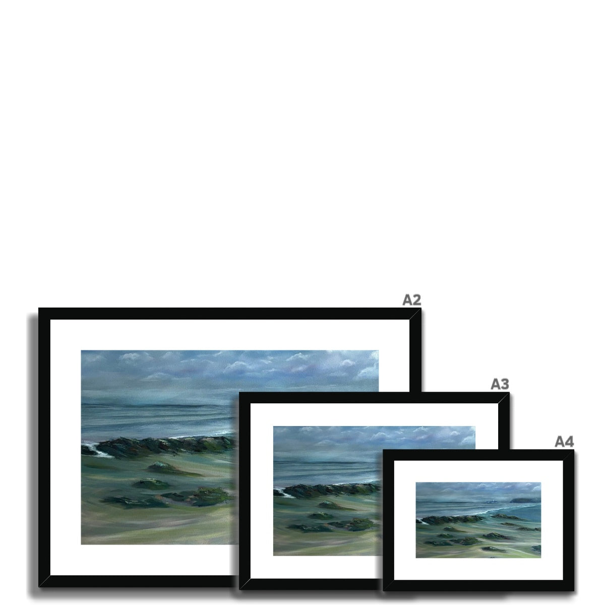 Godrevy Lighthouse Framed & Mounted Print