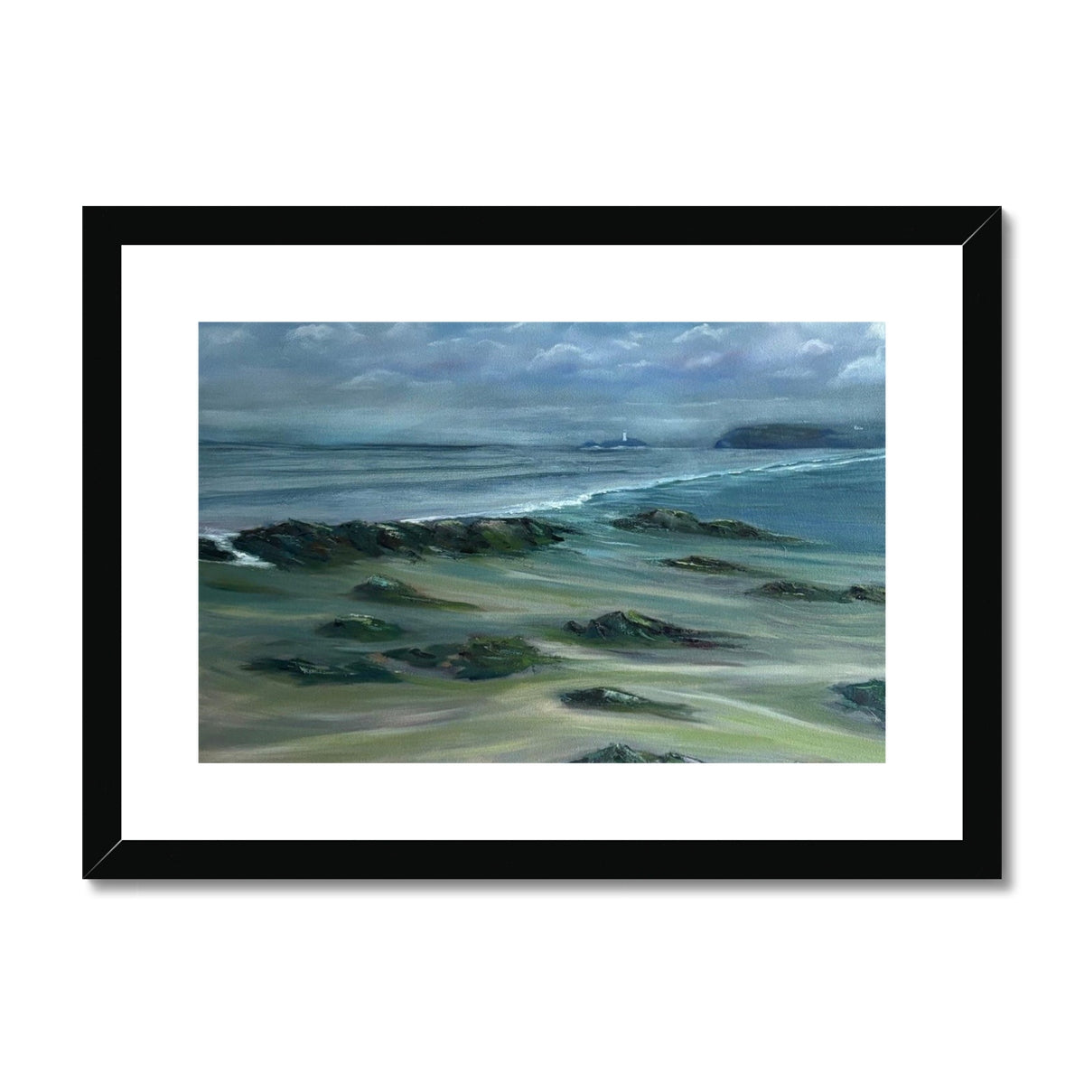 Godrevy Emerges - Cornish Lighthouse Framed Print
