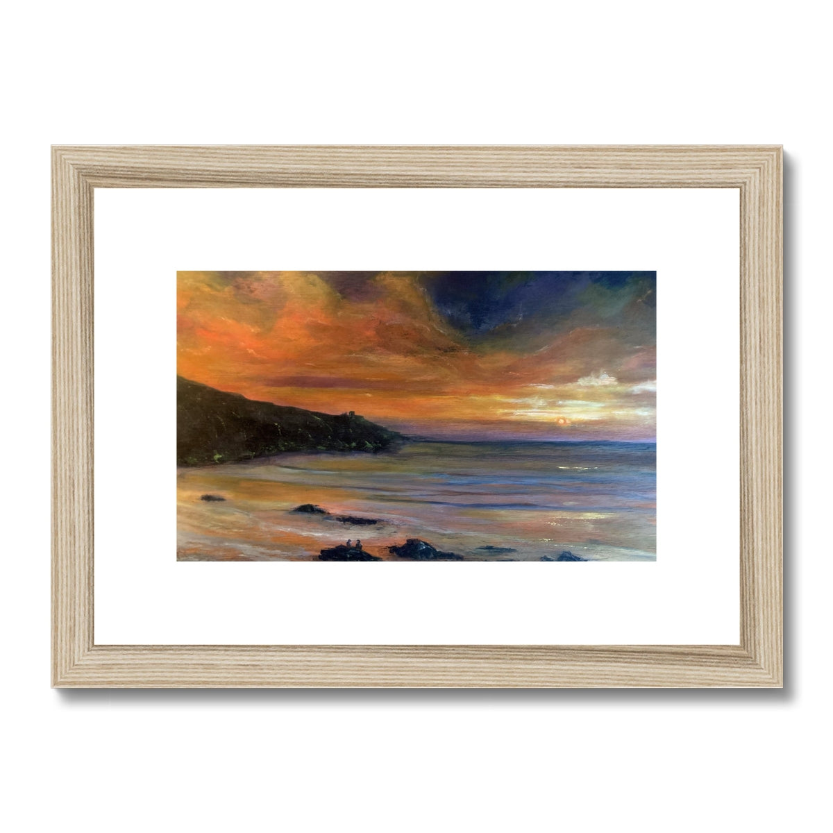 Watching the Sun Go Down Framed & Mounted Print