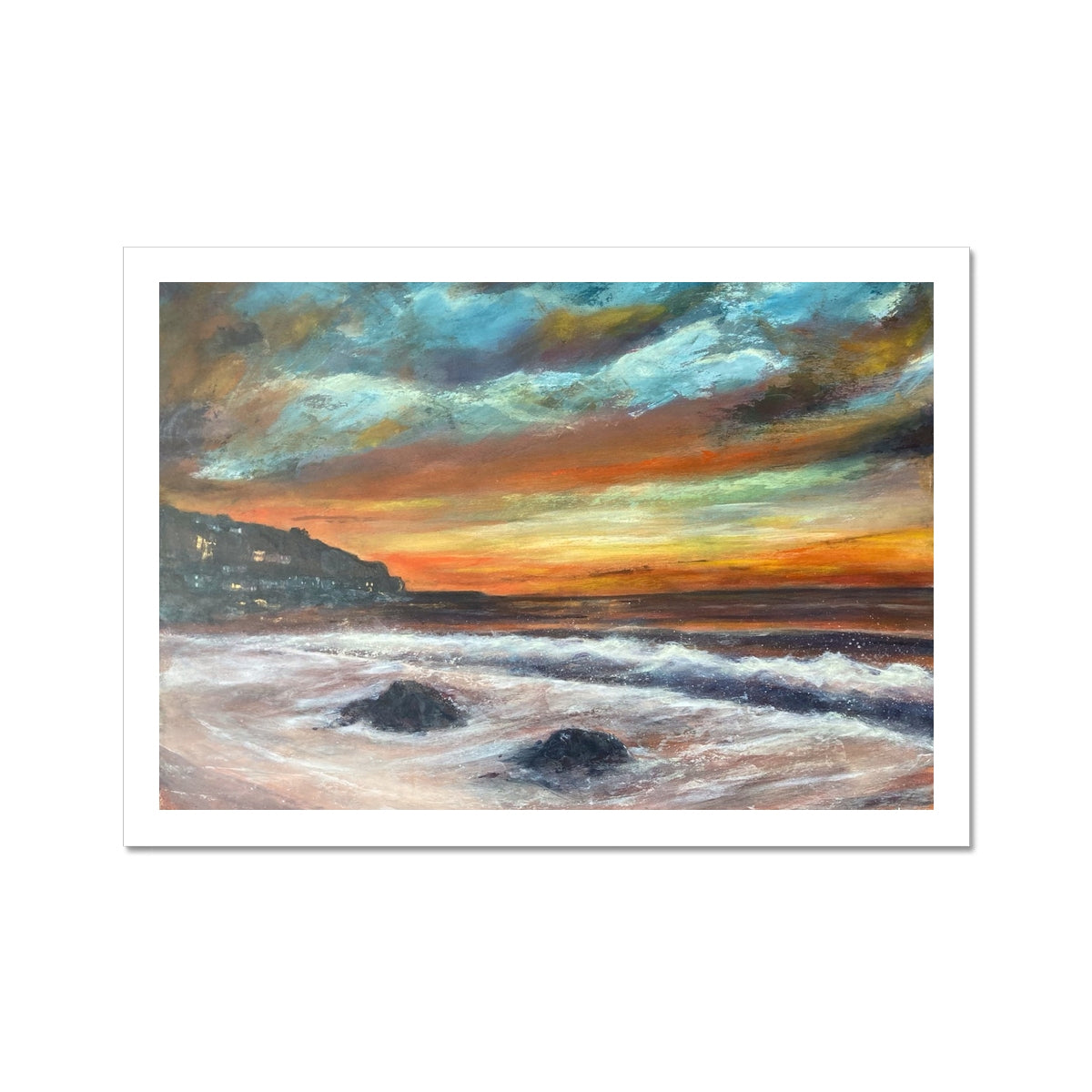 Sunset at Sennen Cove  Giclee Print