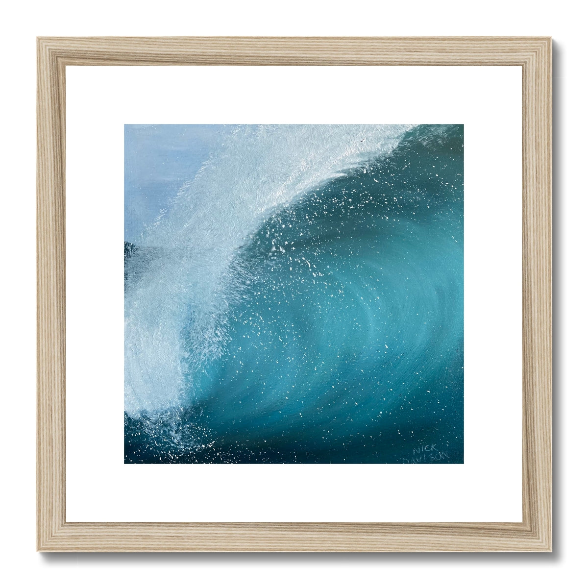 Breakers - Wave Surf Seascape Framed Print