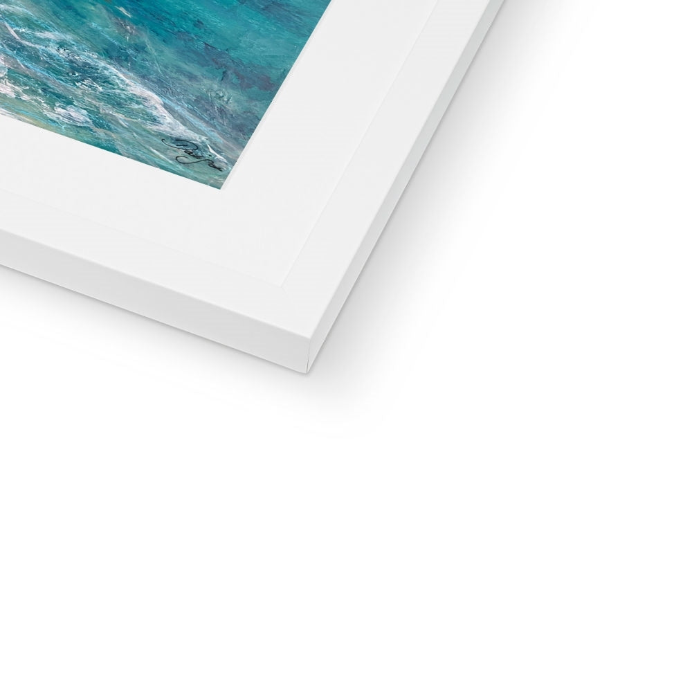 Morning Swimmers, Bamaluz Beach - St. Ives Cornish Beach Print