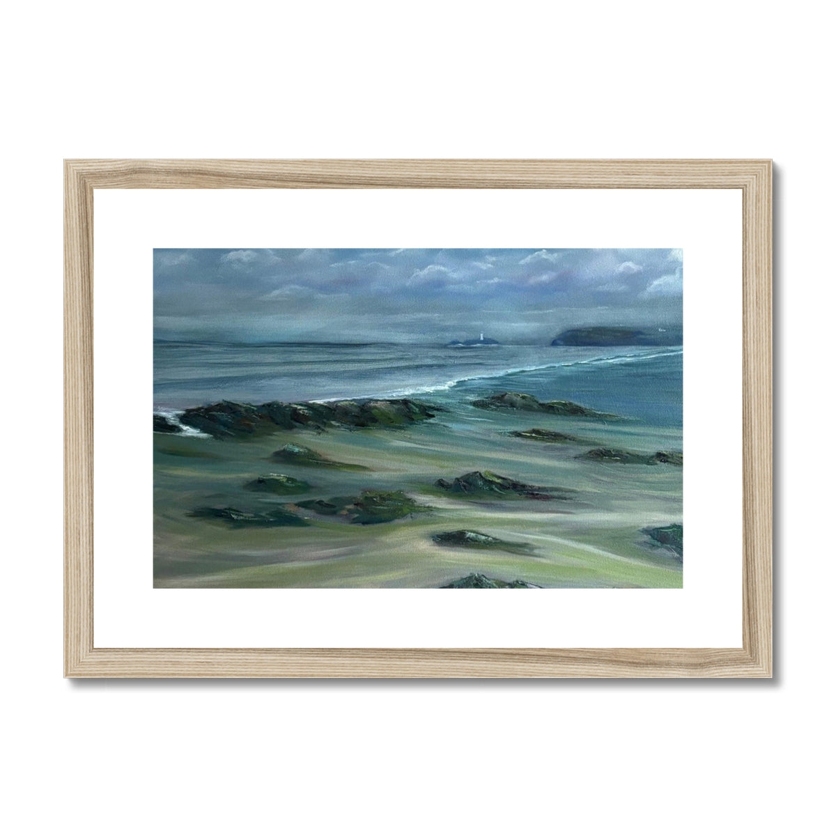 Godrevy Emerges - Cornish Lighthouse Framed Print
