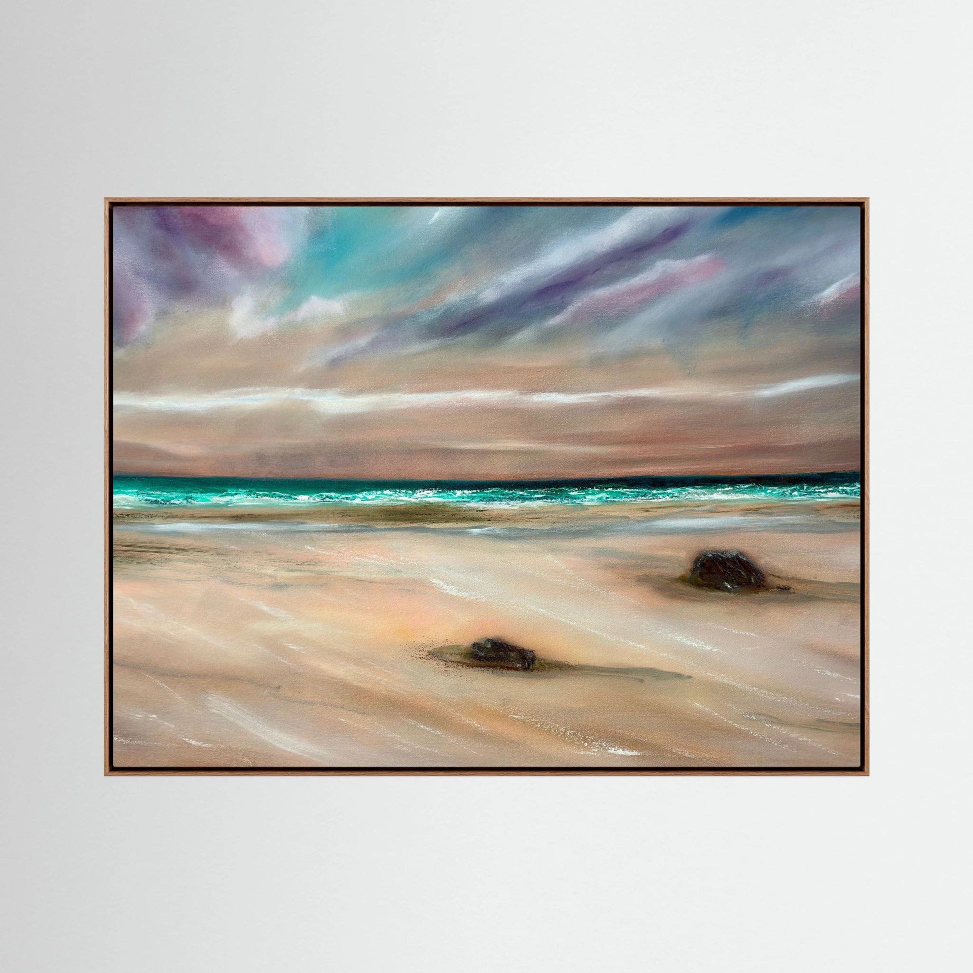 Whispers on the Wind - Framed Canvas Print