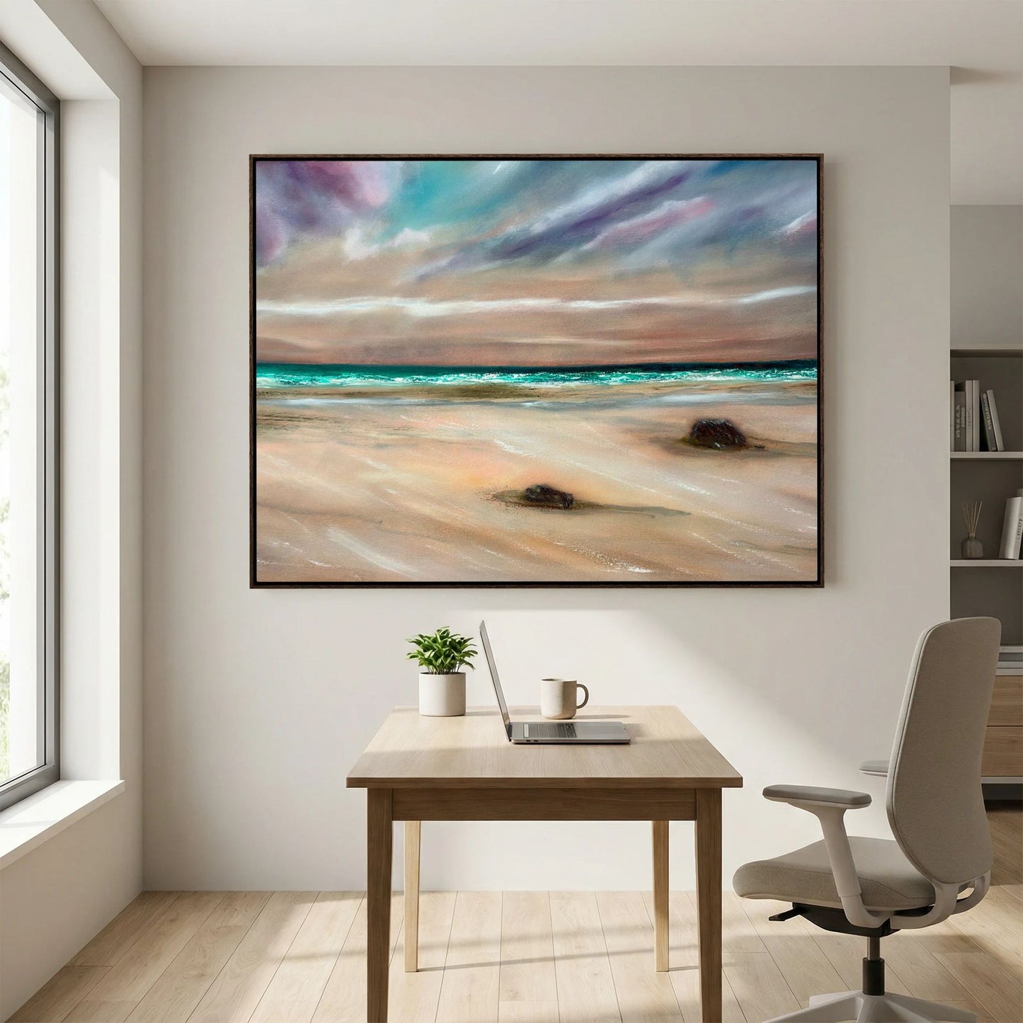 Whispers on the Wind - Framed Canvas Print