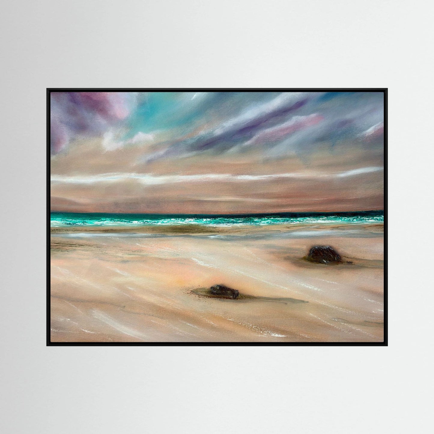 Whispers on the Wind - Framed Canvas Print