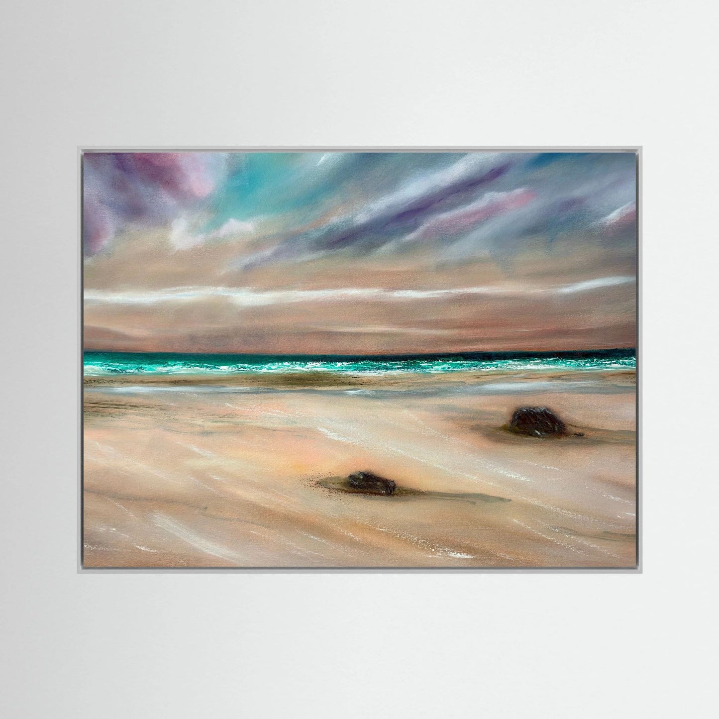 Whispers on the Wind - Framed Canvas Print