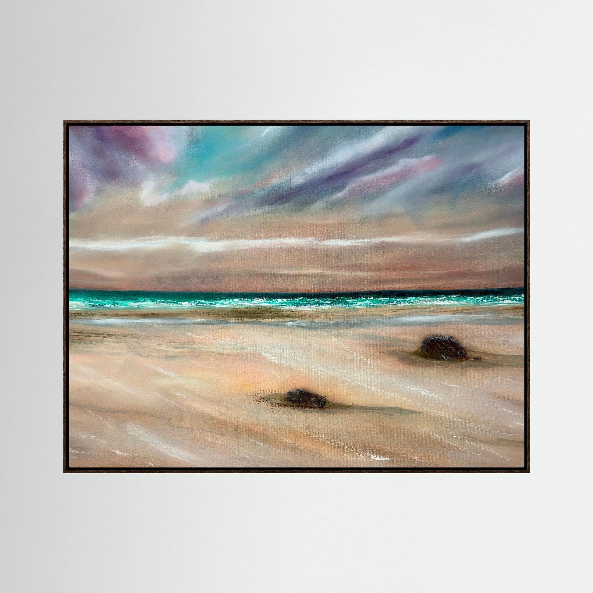 Whispers on the Wind - Framed Canvas Print